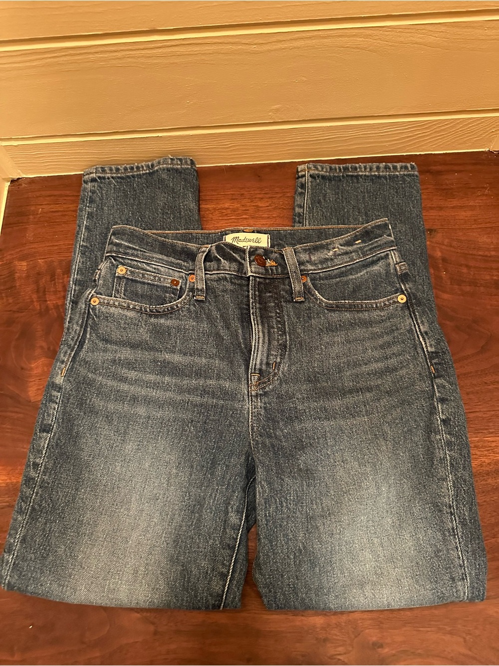 Madewell Women's Classic Blue Denim Jeans